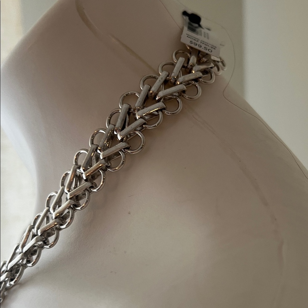 Multilayer Silver And Turquoise Statement Necklac… - image 2